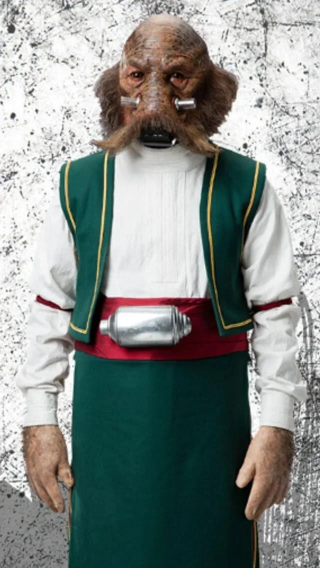 Star Wars creature costume, made for Disney by creature costume makers Stitches and Glue