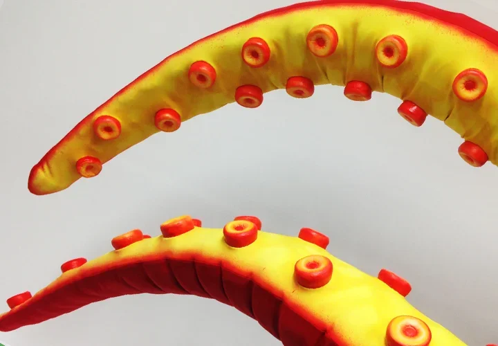 Costume prop of tentacles for Under The Sea, created by Stitches and Glue