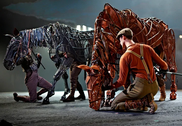 Stitches and Glue were puppet makers for Warhorse at the National Theatre