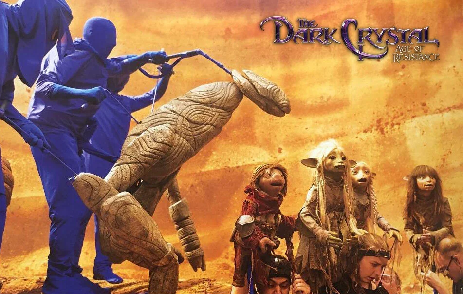 Puppet makers for The Dark Crystal Age of Resistance Lore character – Stitches and Glue