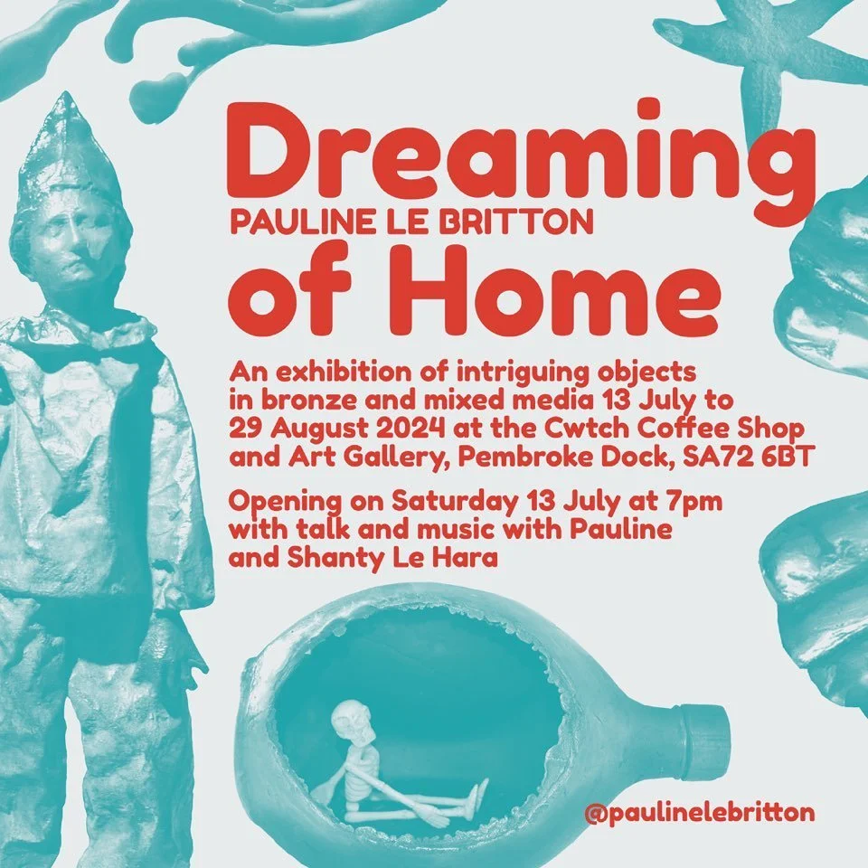 I&rsquo;ll be showing a selection of my work at the Cwtch from the 13th July, take a look if you&rsquo;re passing by !