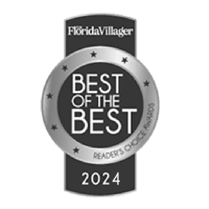 Florida Villager Best of the Best 2024 Readers' Choice award badge