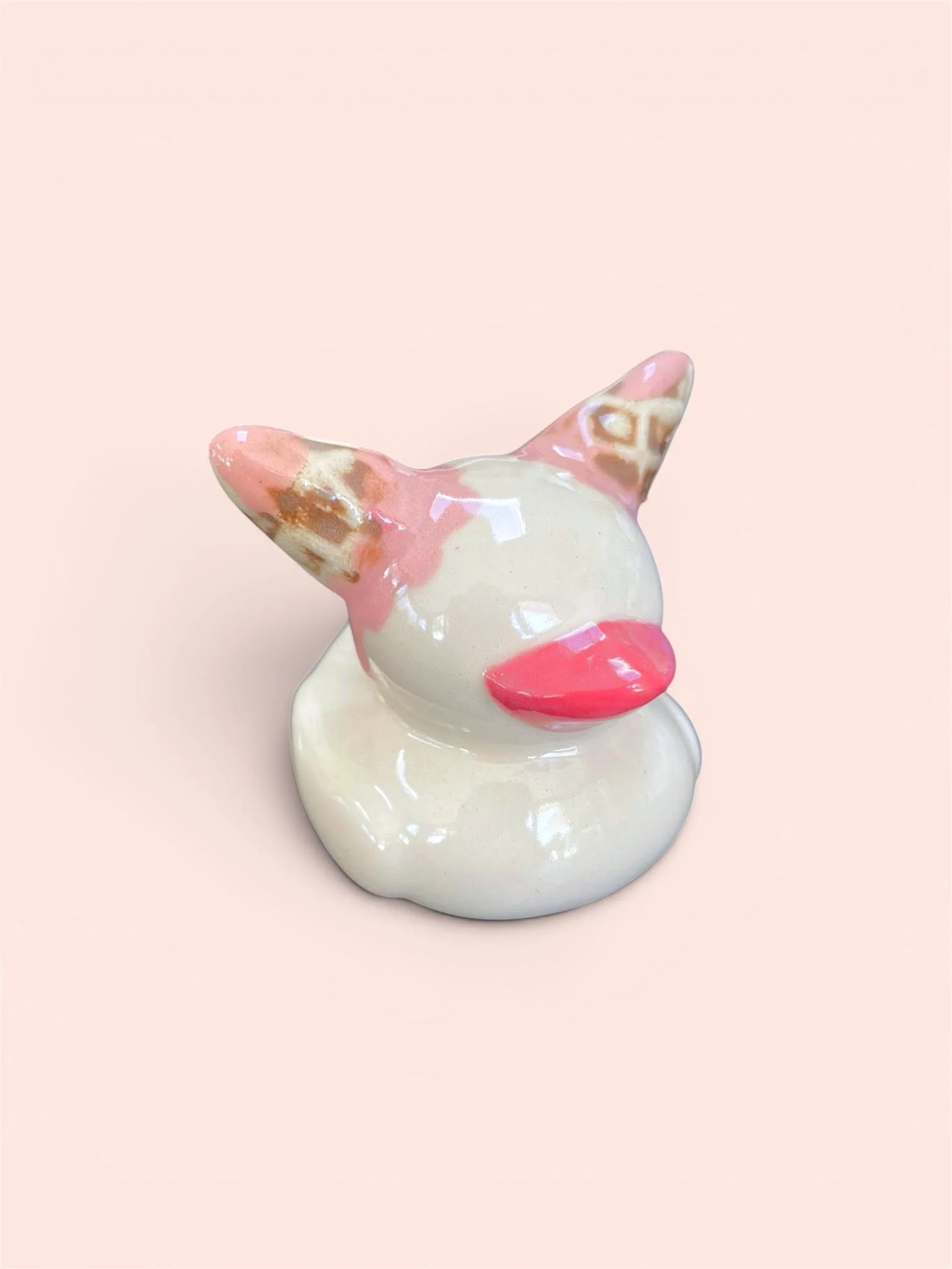 Cotton Candy Ice Cream - Ceramic Duck