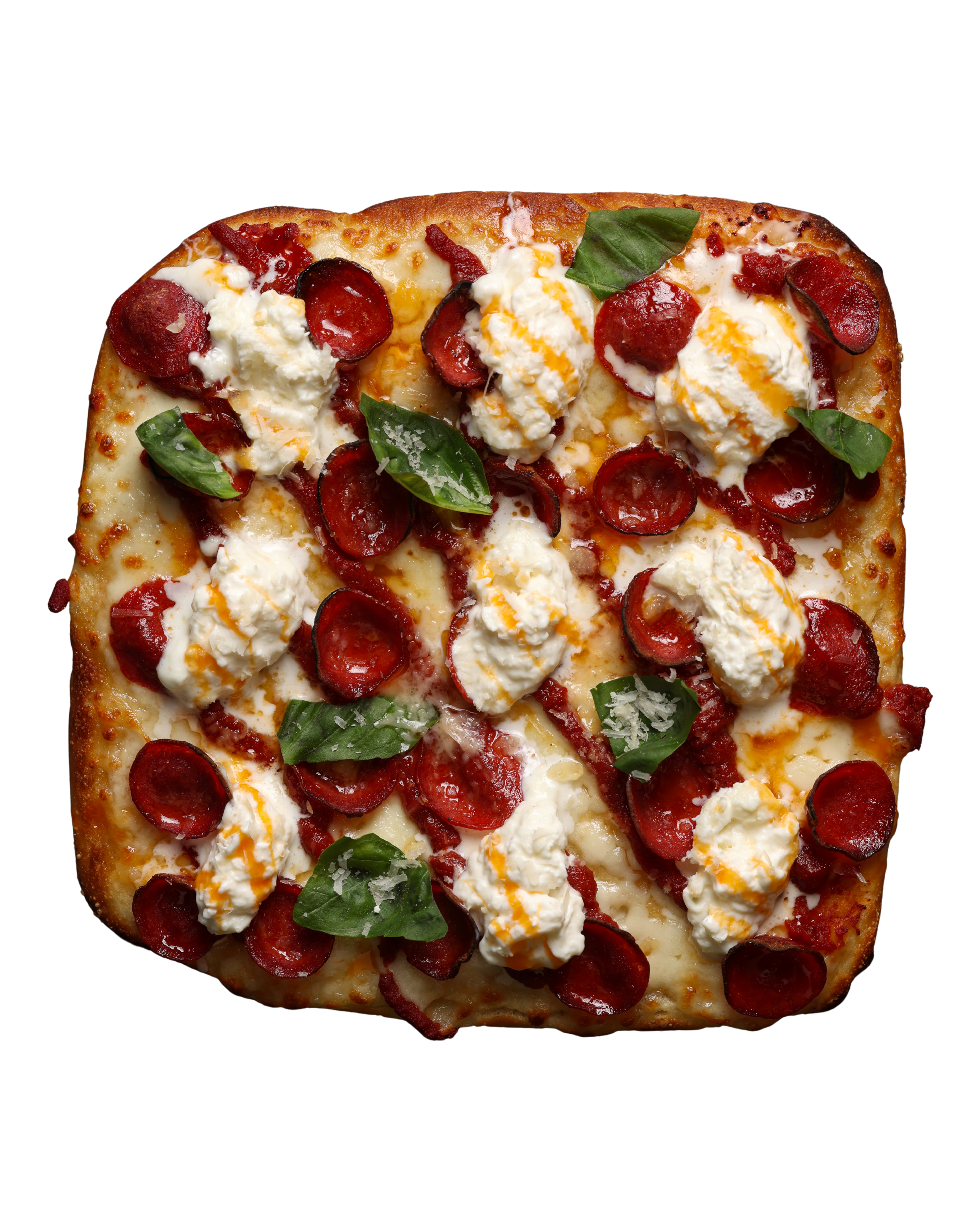 Detroit Style Hot Honey Pepperoni