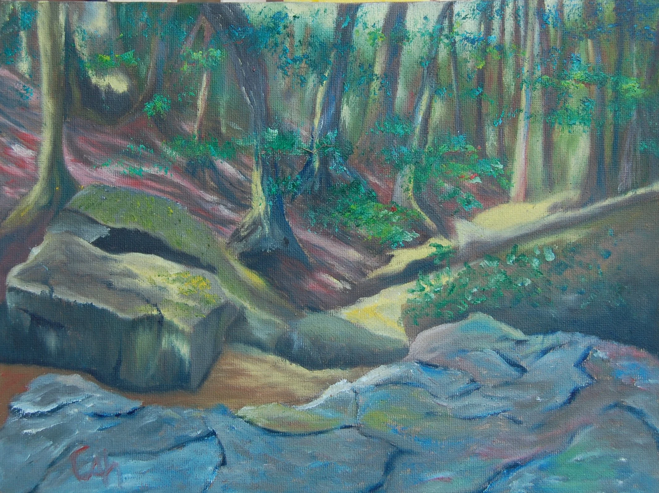 Forest Falls - Original Painting