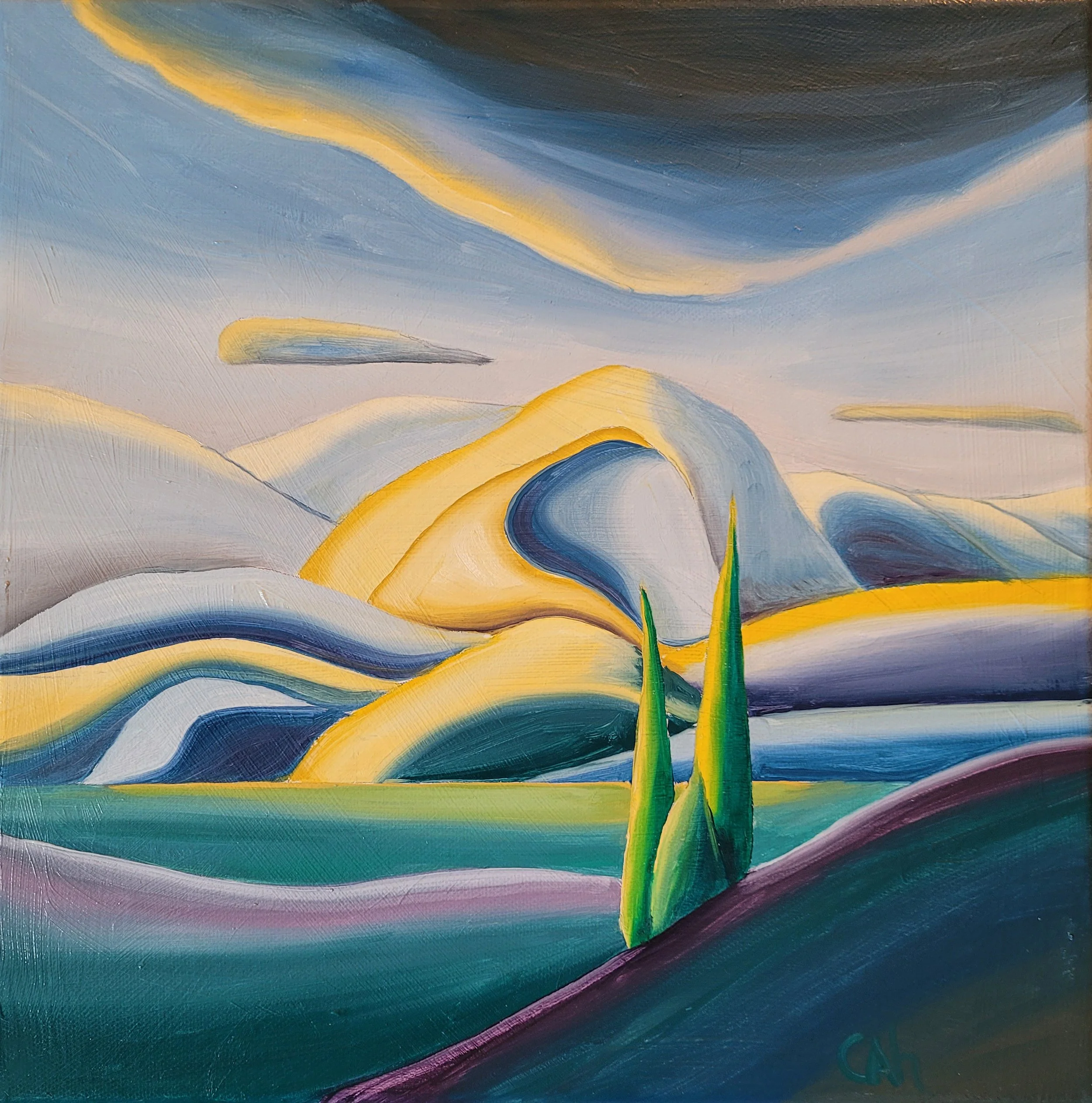 Gold Summit - Original Painting