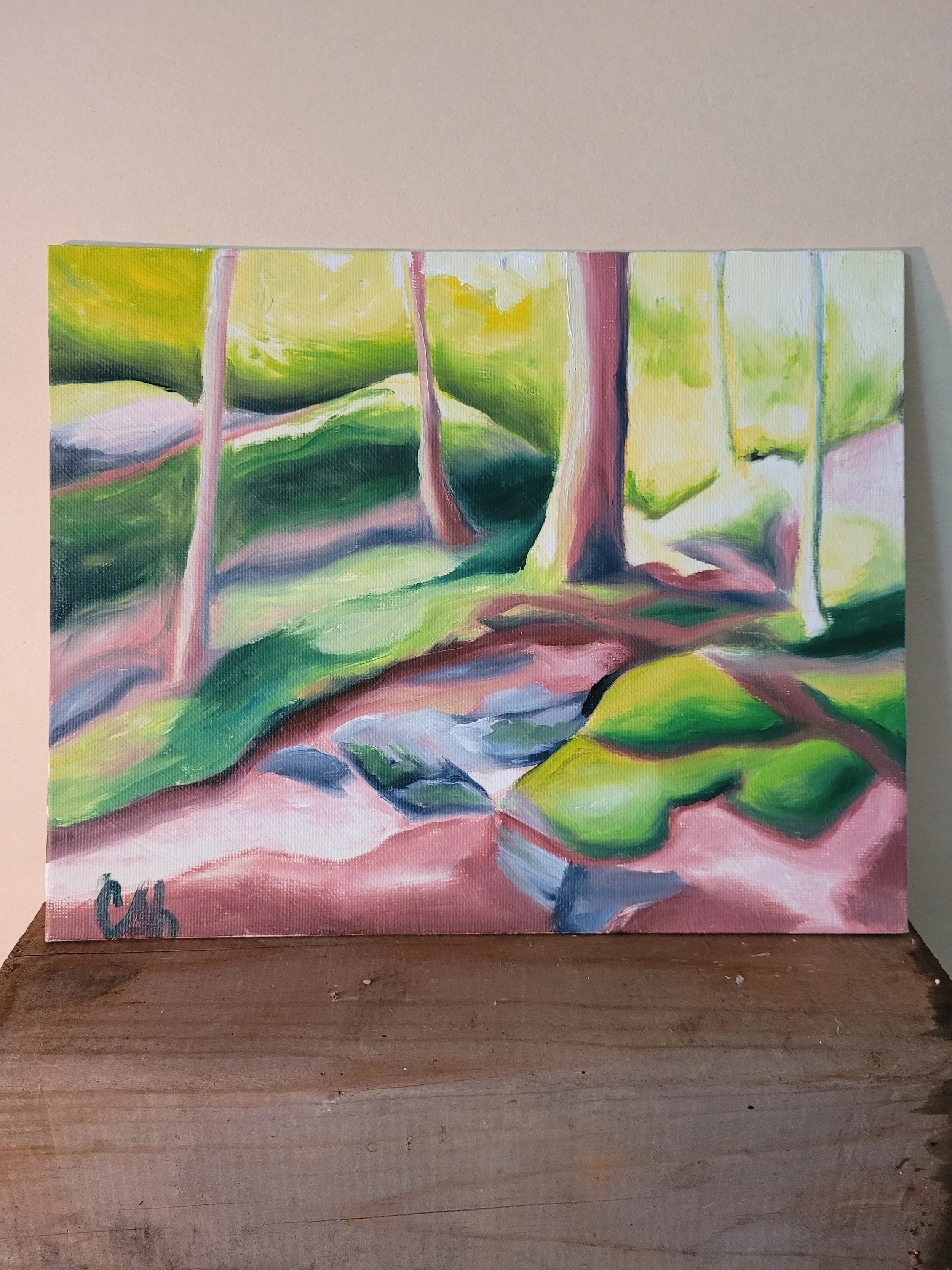Daybreak on the Trail - Original Painting