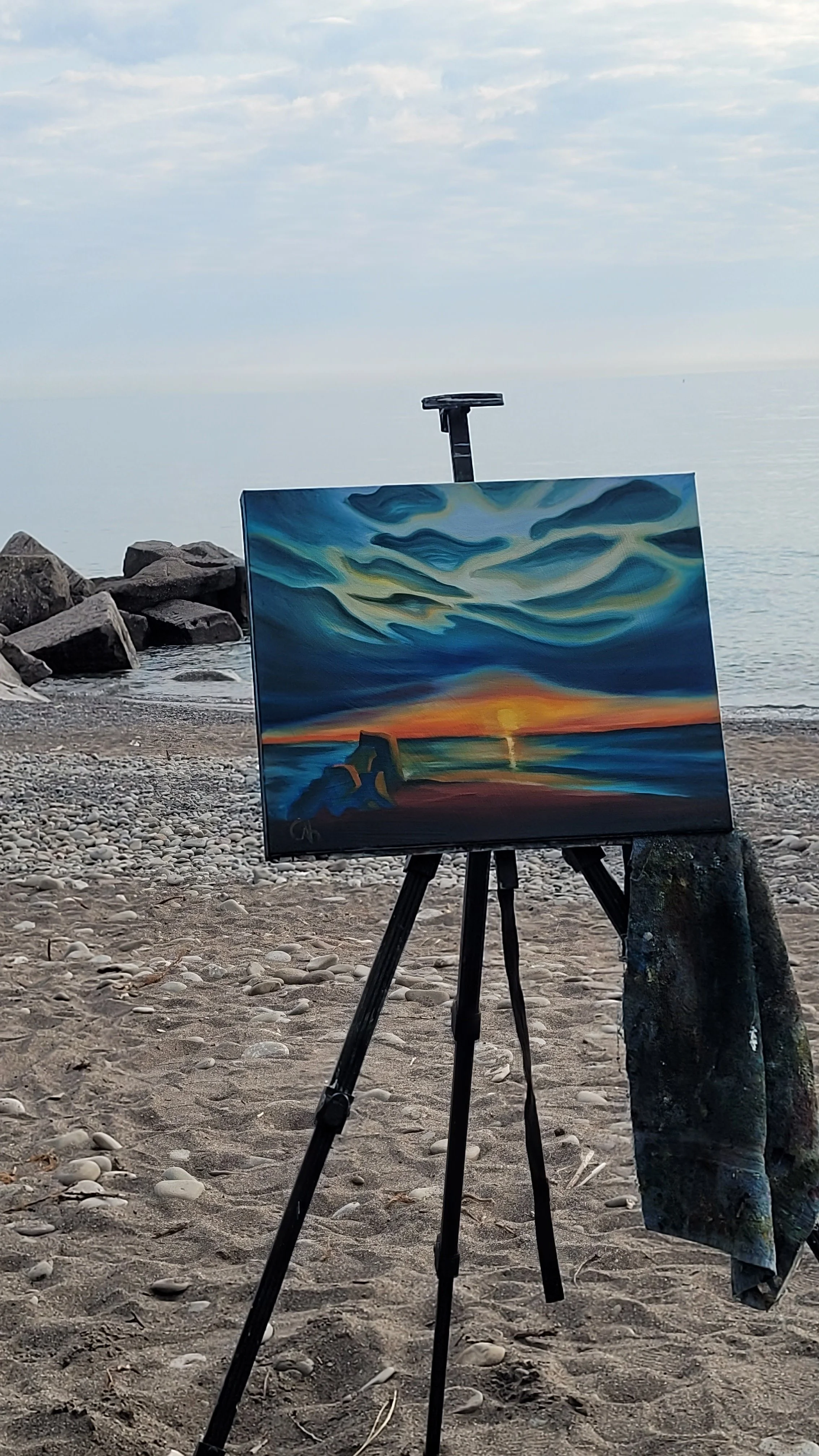 Lake Ontario Sunrise Painting