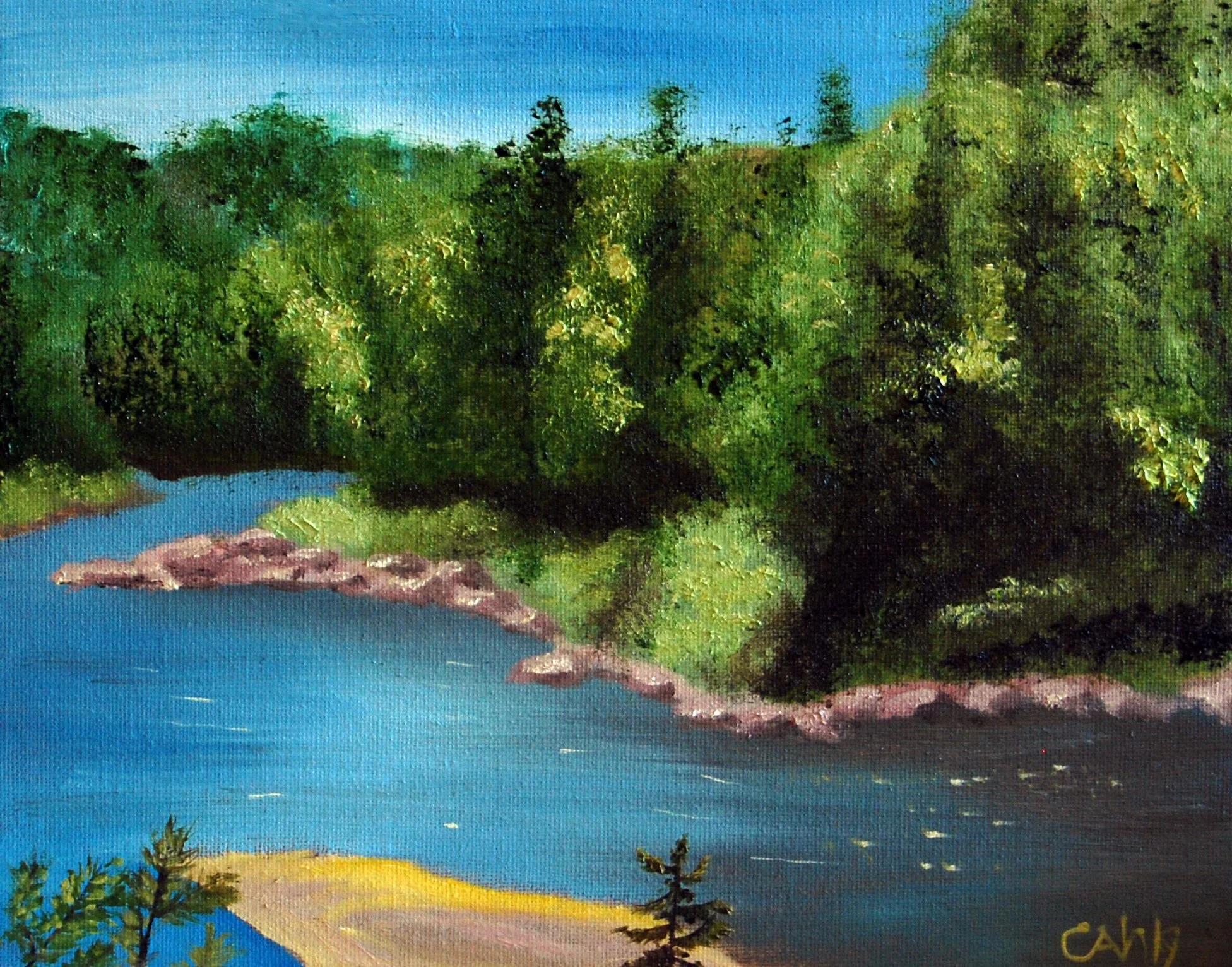 Winding River - Original Painting