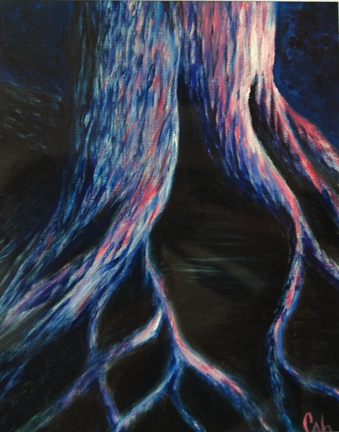 Tree Trunk 3 - Original Painting