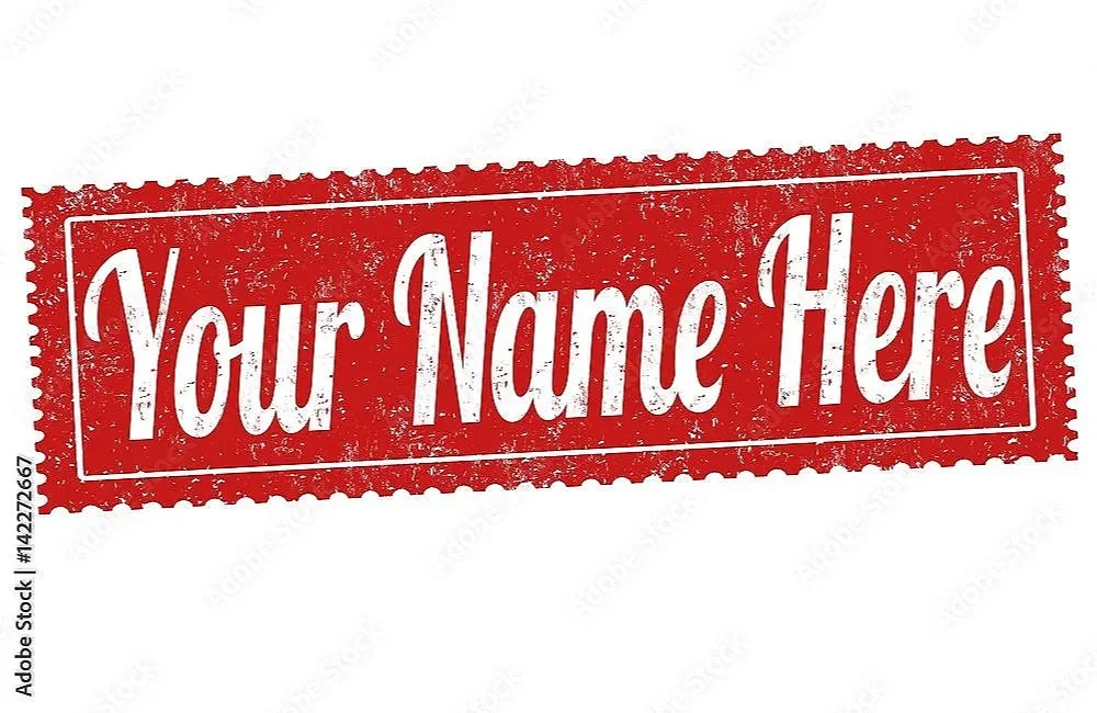 Sponsorship - Individual/Family/Business Name (no design)