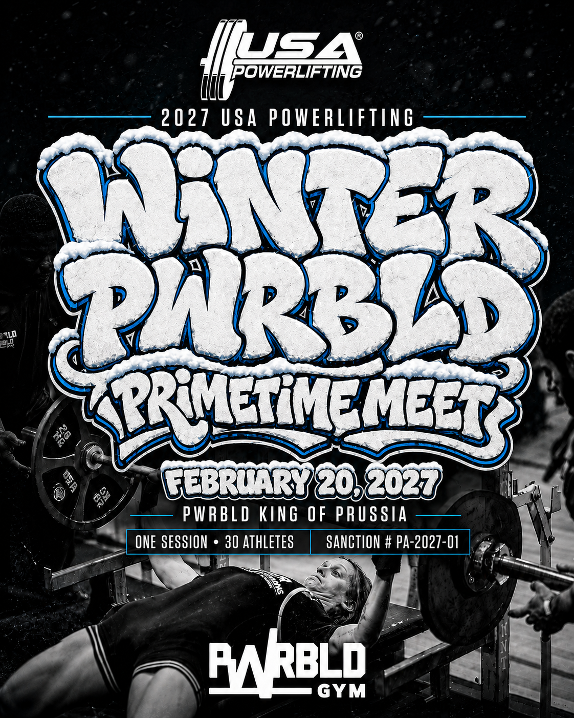 2027 USA Powerlifting Winter PWRBLD Primetime