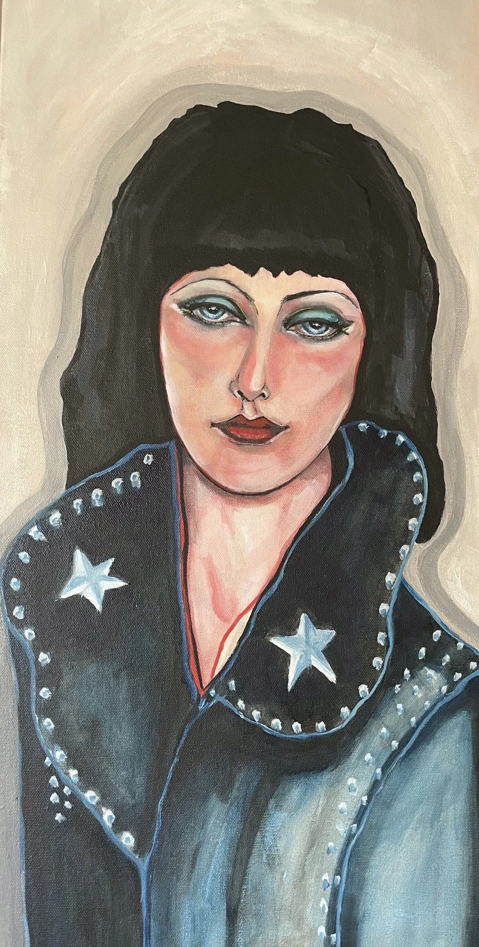 'Lou Reed Jacket' (females wearing iconic male jackets and poses)