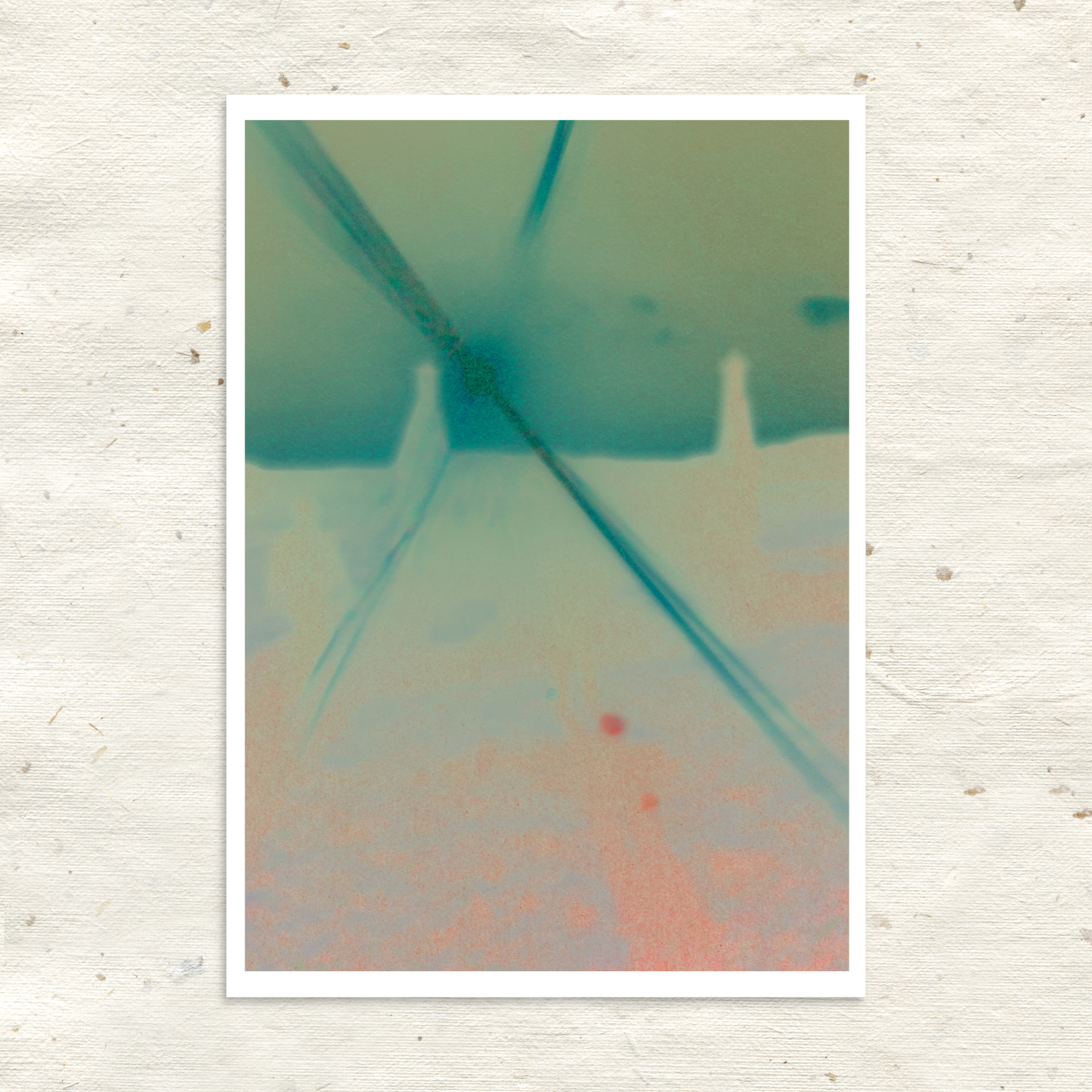 Abandoned Black house Art Print