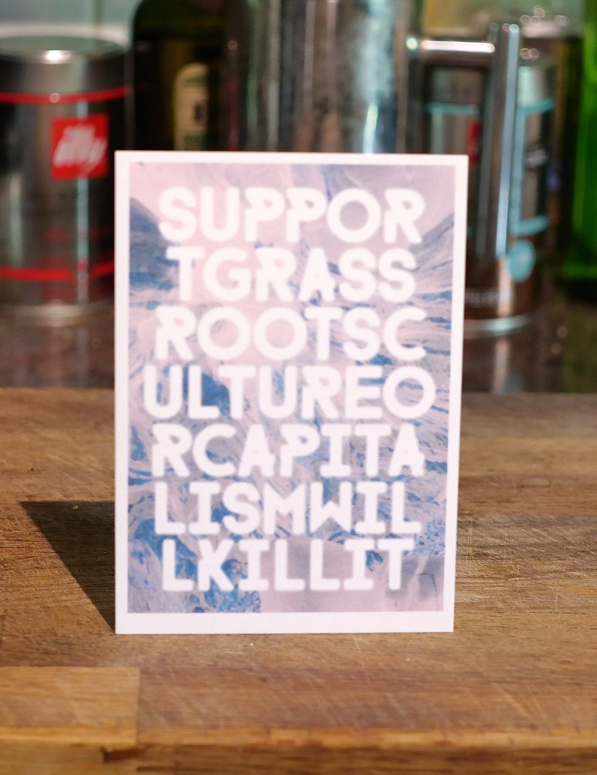 Support Grassroots Culture Art Print