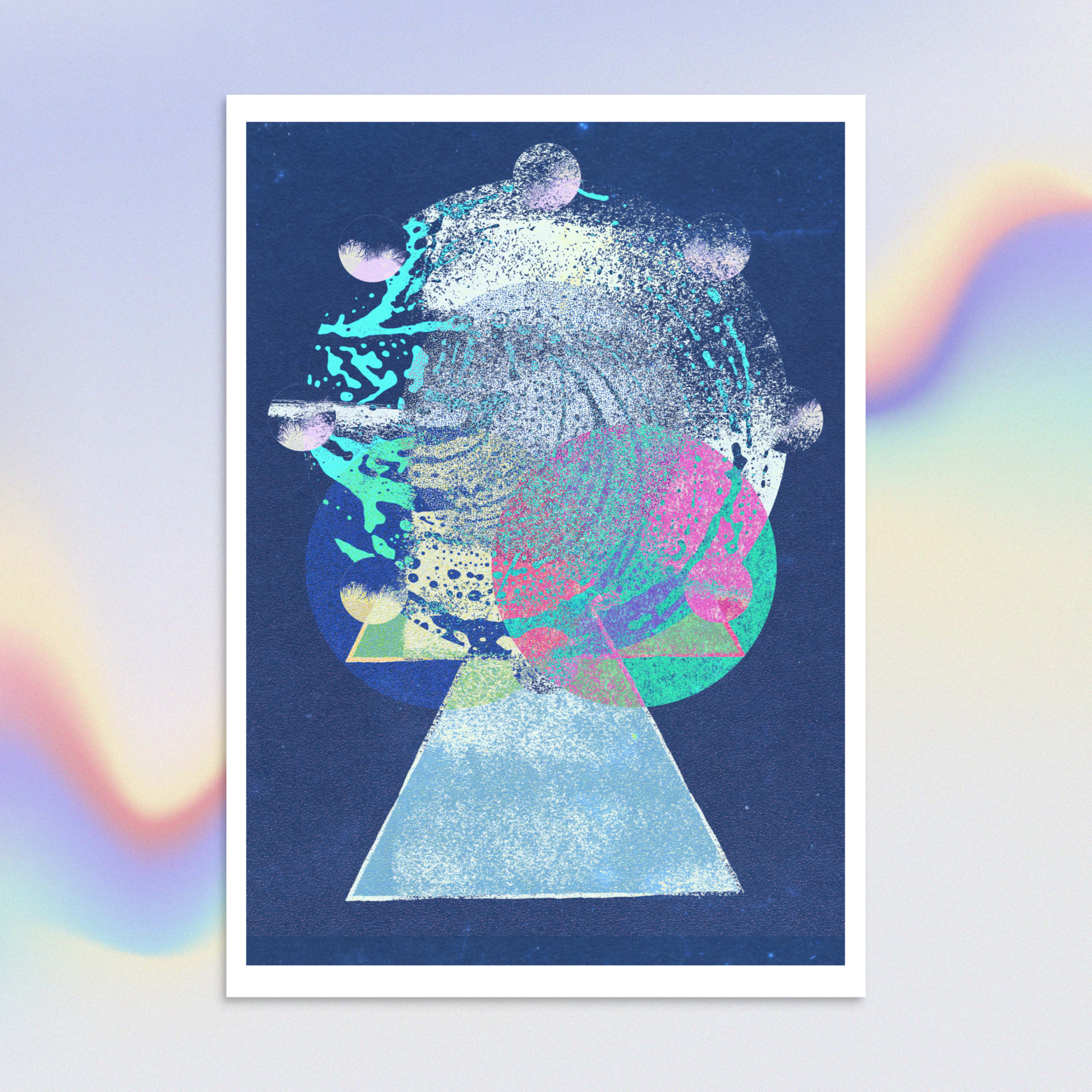 Blue Ritual Art Print