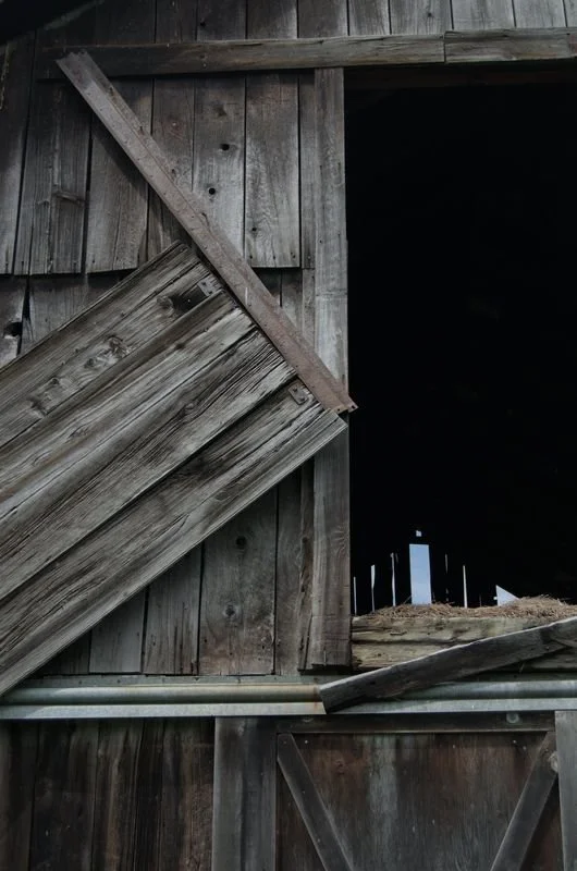 Another broken barn door - Allegany Ny