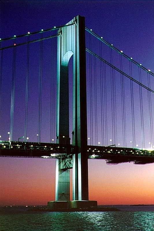 Verrazano Bridge at Dusk - Brooklyn NY