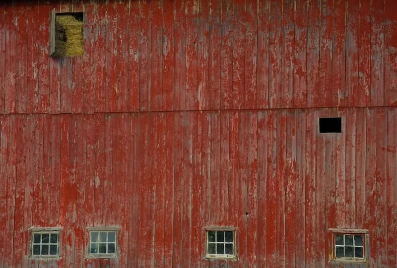 Haybale in Barn Window - Randolph NY