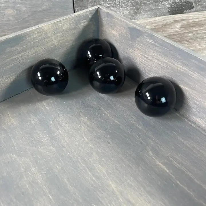 40mm Obsidian Sphere — Protection, Truth & Energetic Reflection