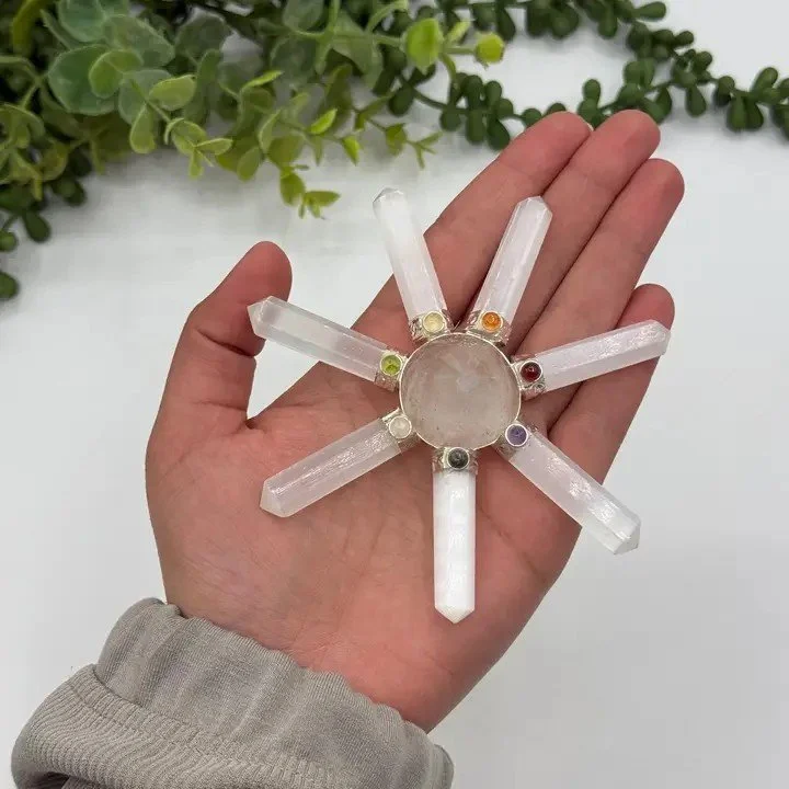 Selenite 7 Point Energy Generator
