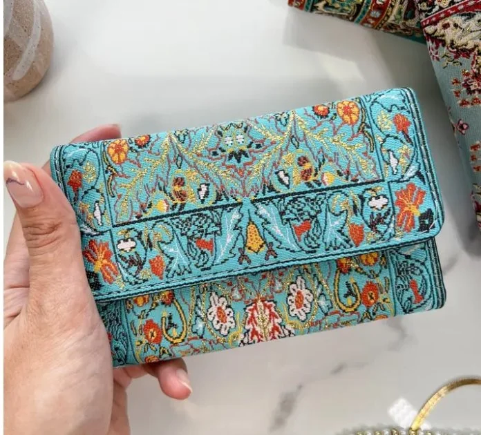 Boho Wallet - Turquoise