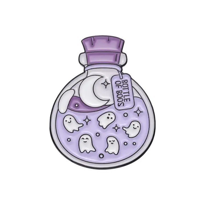 Whimsicial Potion "Bottle of Boos" Enamel Pin