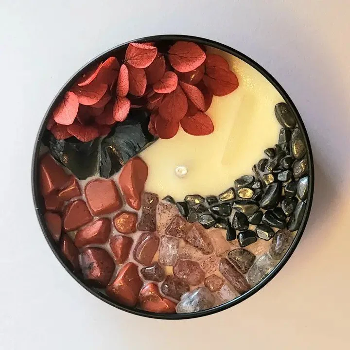 8oz Hand Poured Soy Intention Candle - Blood Moon