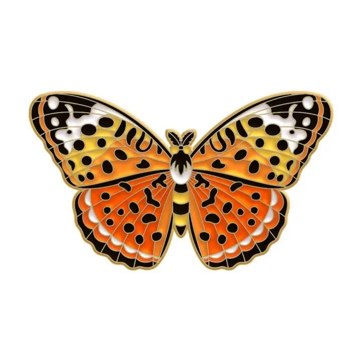Vibrant Butterfly Enamel Pin