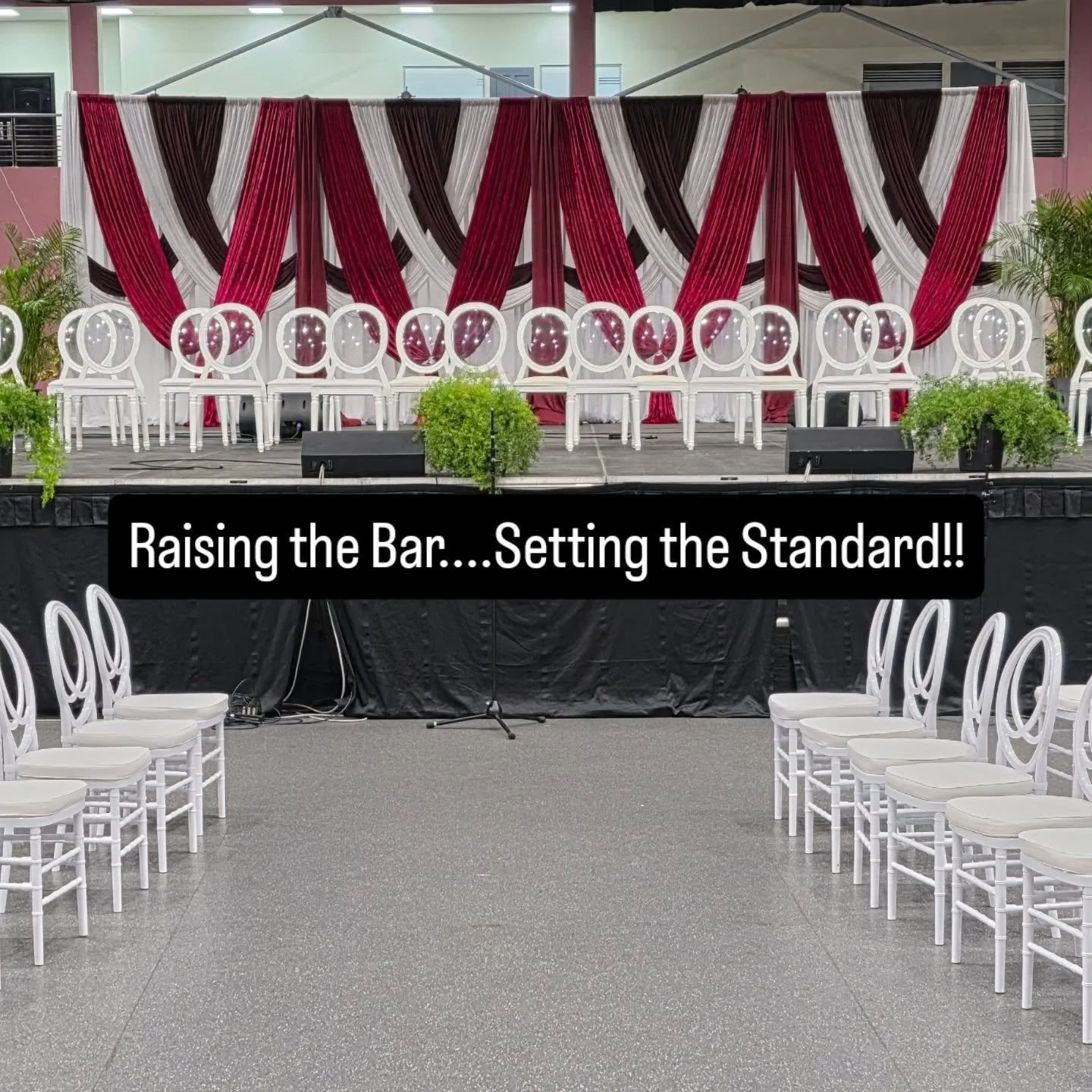 We don&rsquo;t just raise the bar. We set the bar.&nbsp;✨

This Founder&rsquo;s Day celebration was transformed with premium draping, elegant seating, lush greenery, and luxury details that made every corner picture-perfect.&nbsp;

From the grand ent