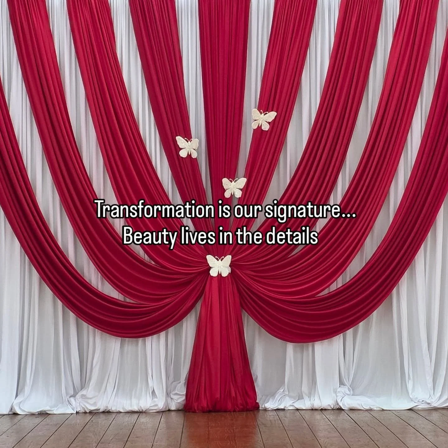 ✨&nbsp;&quot;Precision isn&rsquo;t an act &mdash; it&rsquo;s an art.&quot;&nbsp;✨

Every fold. Every drop. Every line.

At&nbsp;The Drape Haven, we don&rsquo;t just hang fabric &mdash; we&nbsp;compose experiences.

This bold red and white statement b