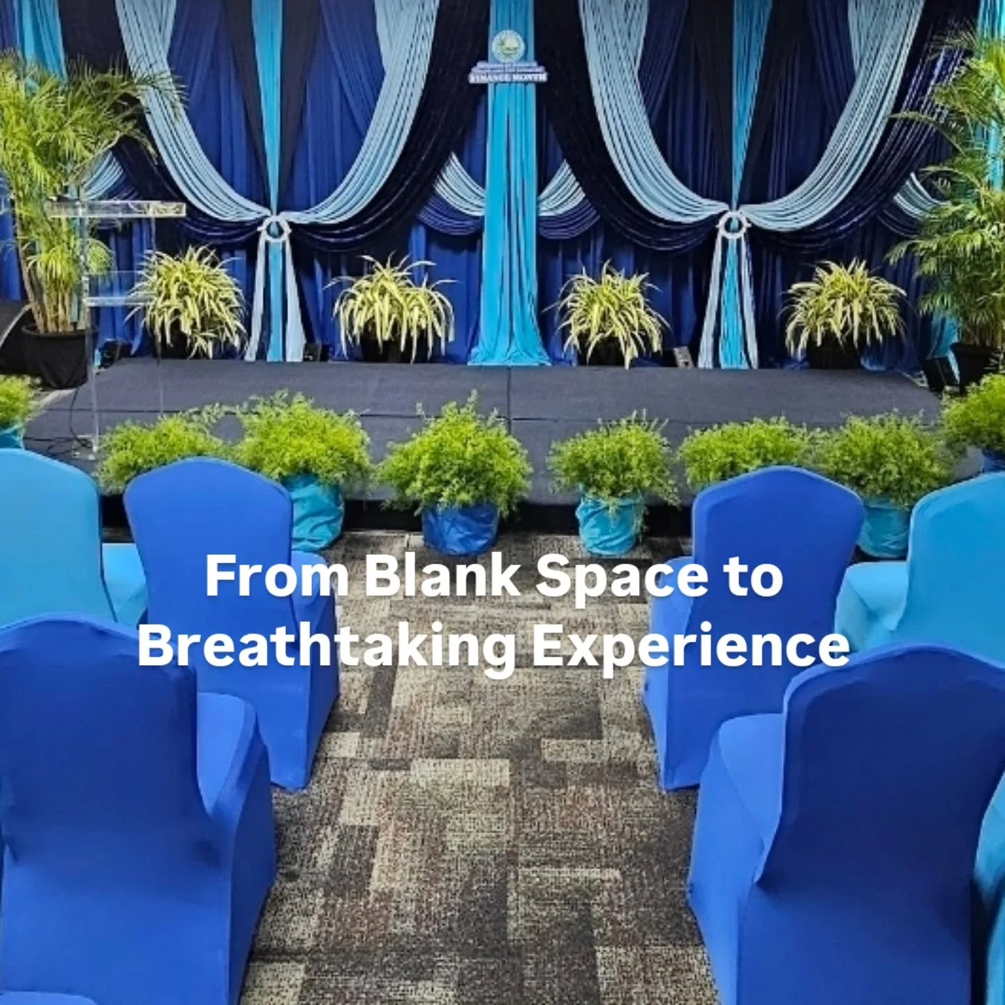 ✨&nbsp;From Blank Space to Breathtaking Experience&nbsp;✨

This corporate client wanted elegance and intimacy for their thanksgiving celebration &mdash; but the venue? Completely plain.

So we brought the WOW&nbsp;factor&nbsp;through premium draping,