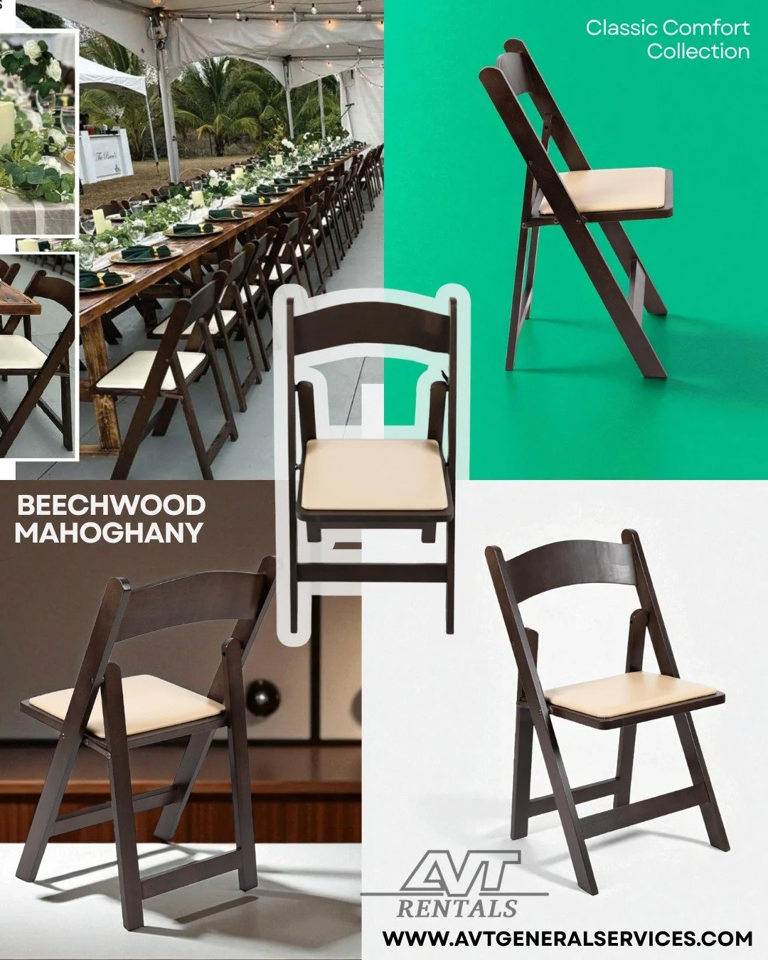 🪑 Your Perfect Event Seating Starts Here! ✨
Don't settle for basic! @avtrentals we have the volume and variety to seat every guest in style, no matter the size or theme of your event.
From elegant Chiavari options to sophisticated dark wood folding 