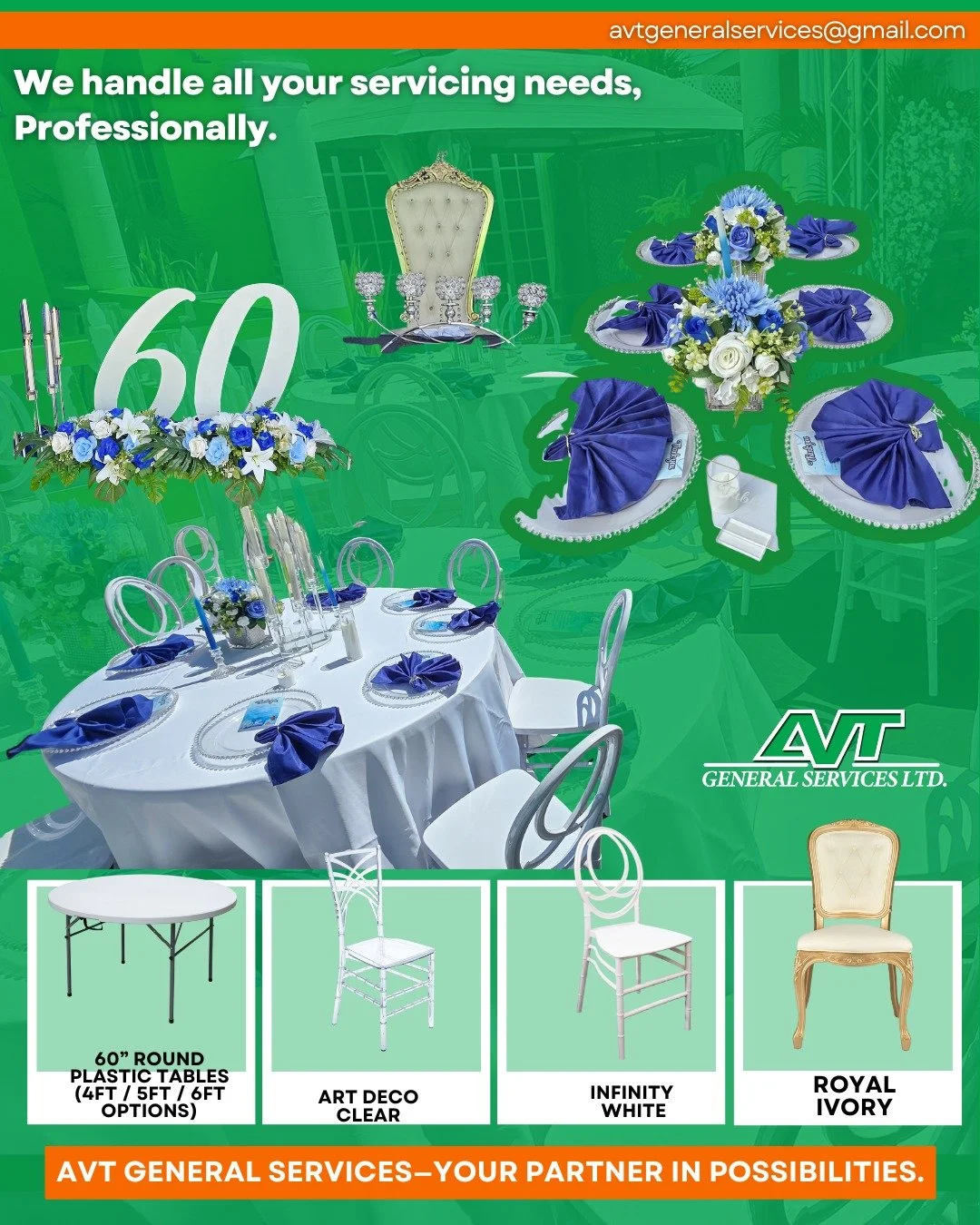 🎉 🔥 Book your rentals today &amp; host an unforgettable event!  We&rsquo;ve got you covered! Tents ✅ Chairs ✅ Sound ✅ D&eacute;cor ✅
💬 DM us now &amp; let&rsquo;s bring your event vision to life! 🎉

#EventDecor #AVTRentals #TobagoEvents #LuxuryDr