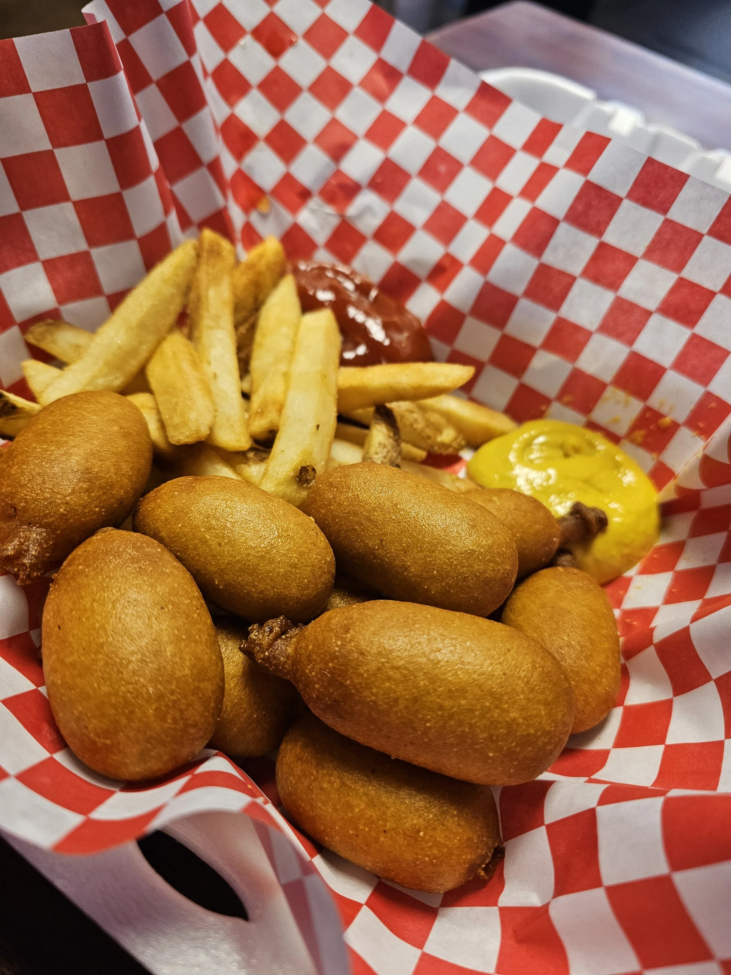 Mini Corn Dog Basket