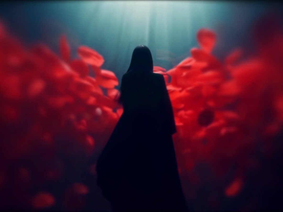 Reality dissolves into dream, and dream into Deliri.

Some stills extracted from the music video I directed for the incredible @_____lagatta &amp; @richard_floyd_music &mdash; a hypnotic fusion of live action and AI, where perception bends and emotio