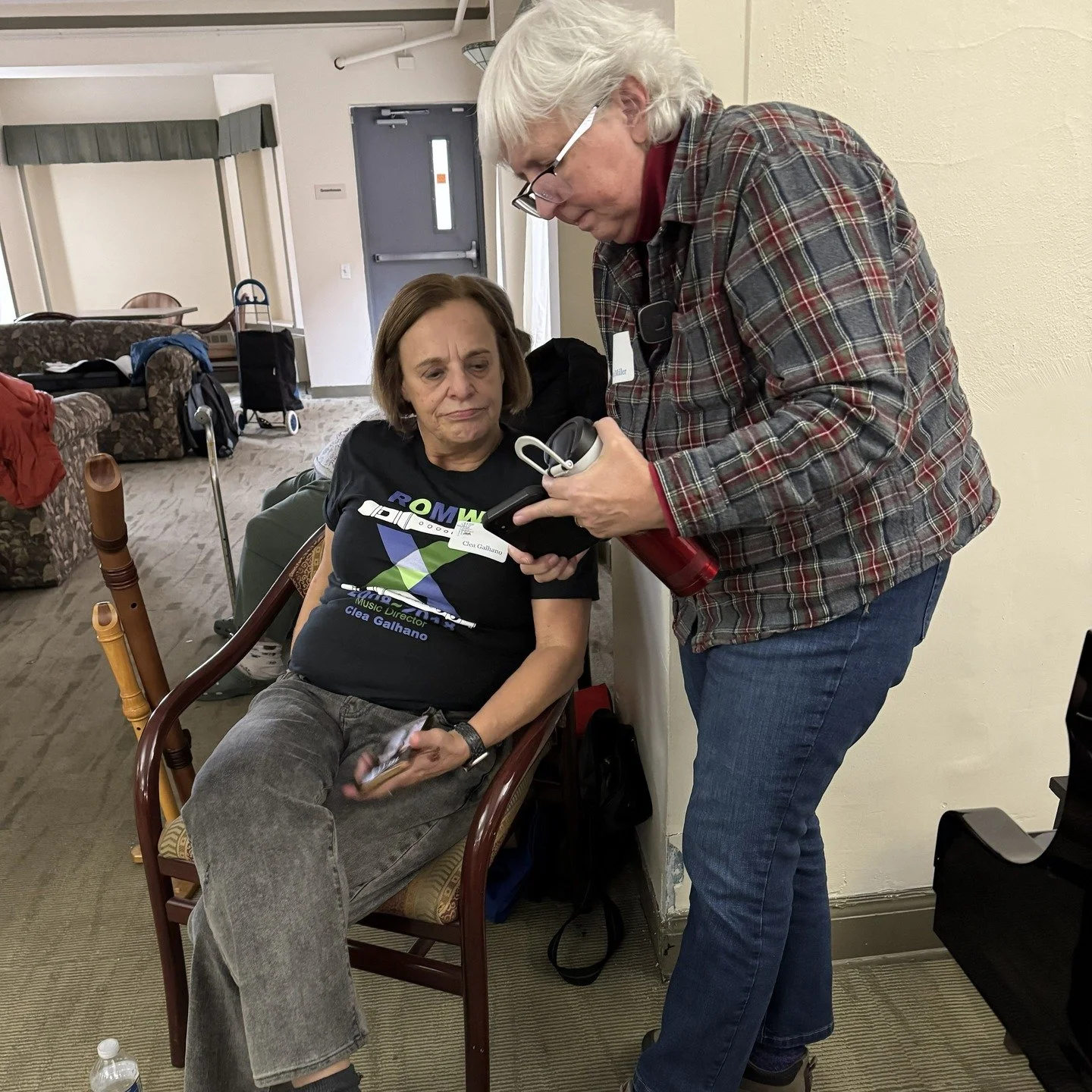 Irmi in consultation with Clea