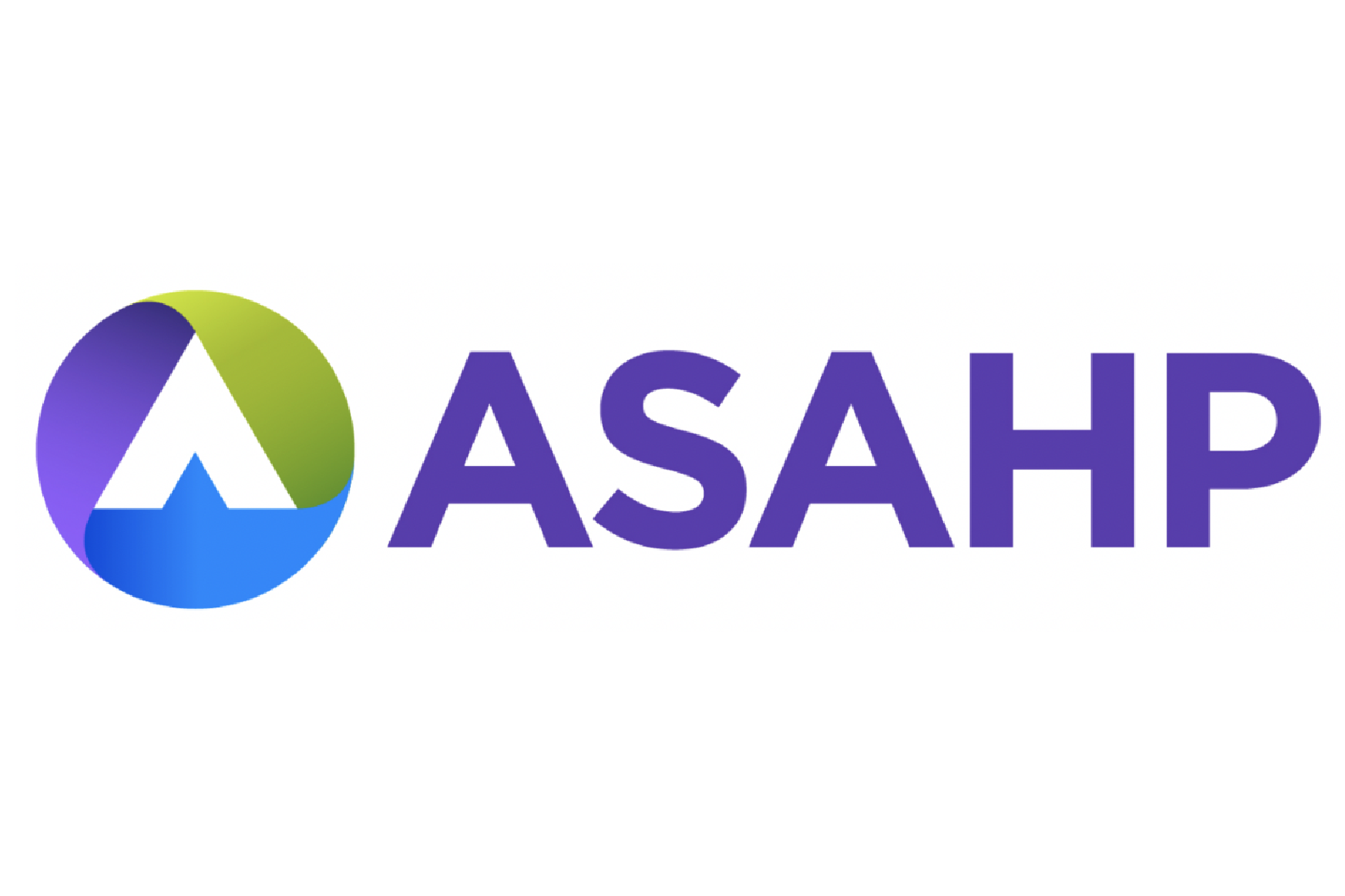 The logo of ASH, featuring a circular design with a blue, green, and purple color gradient and a stylized white A in the center, with the text 'ASH' written in purple capital letters next to it.