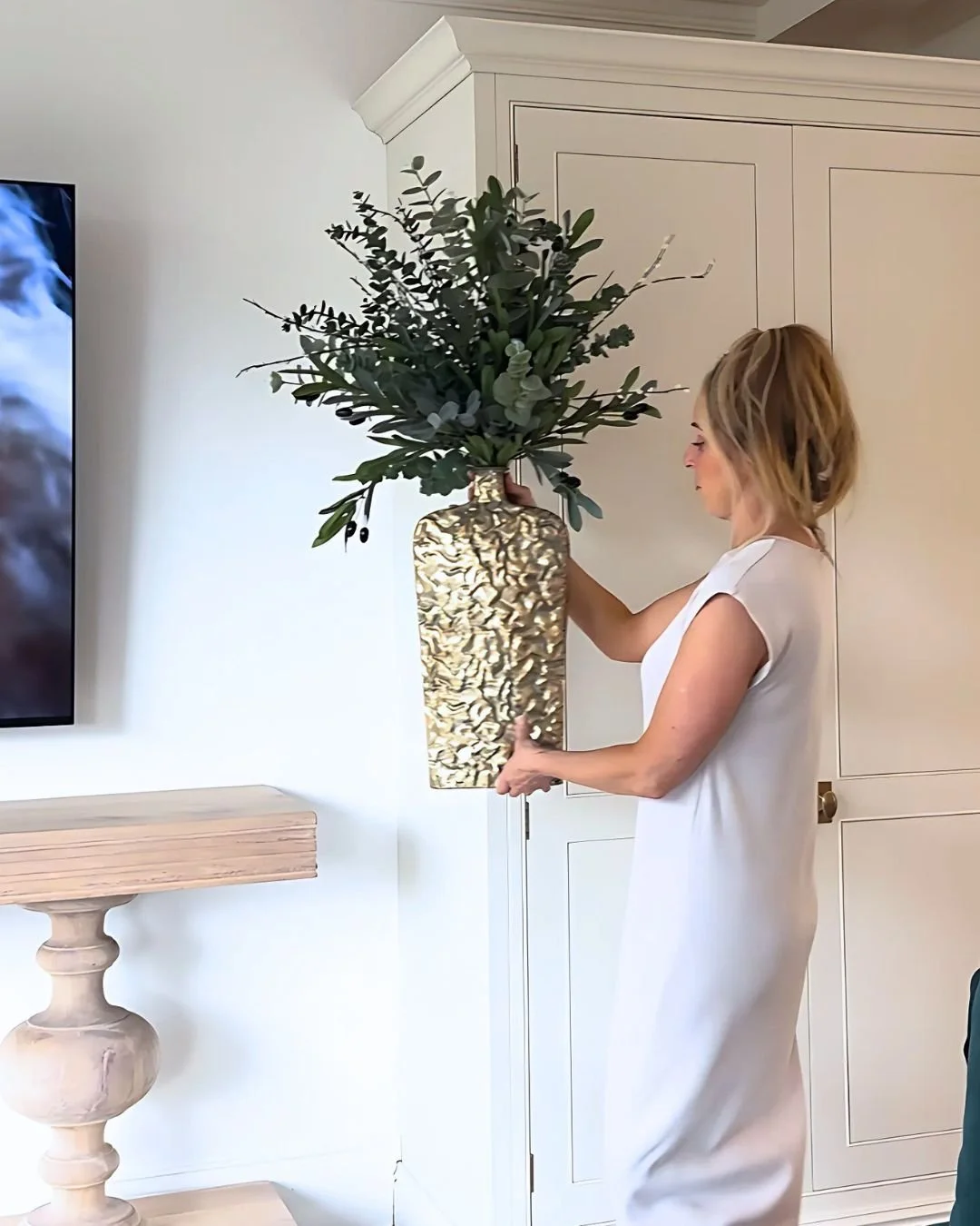 blossoms house of flowers eucalyptus arrangement