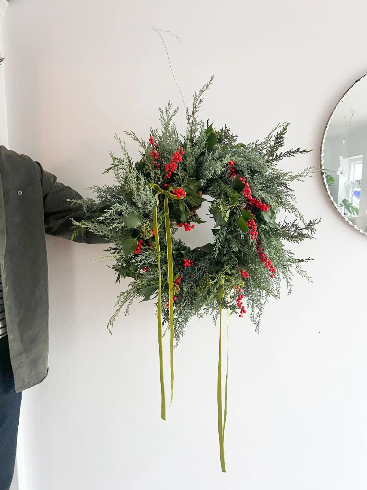 Christmas wreath workshop