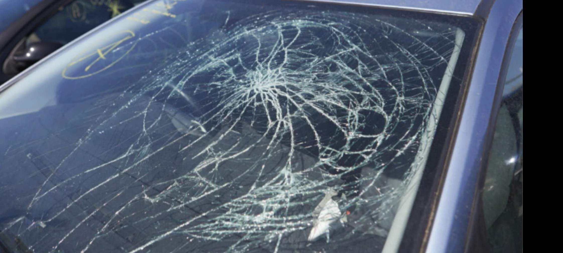 cracked windshield