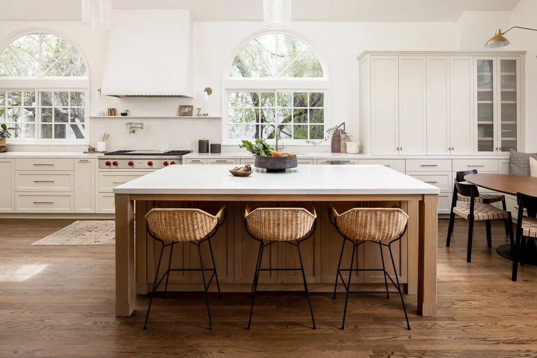 Transitional Kitchen With Traditional Architectural Details And Contemporary Furnishings Kitchen Remodel by Houck Construction Inc. project photo