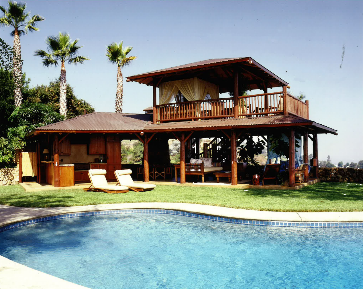 Getty Villa Pool House