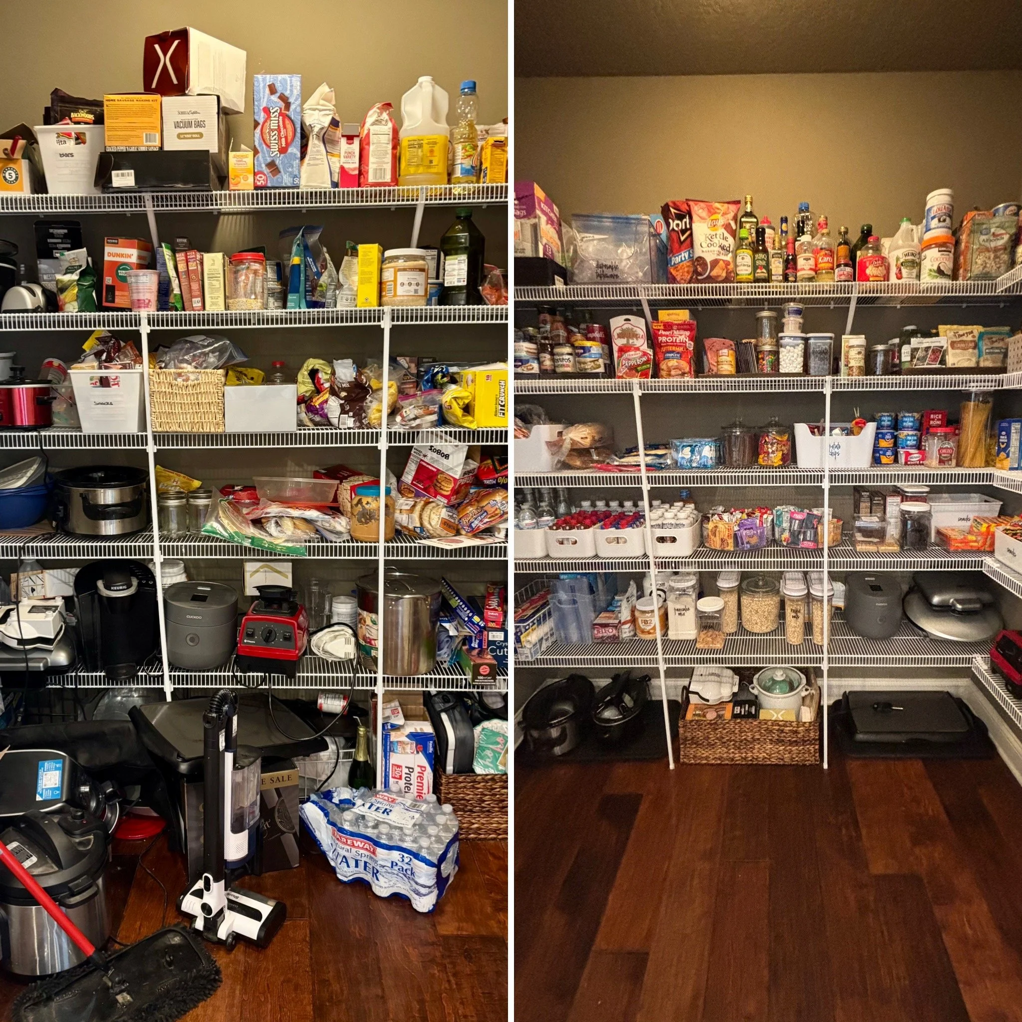 Before & After Pantry