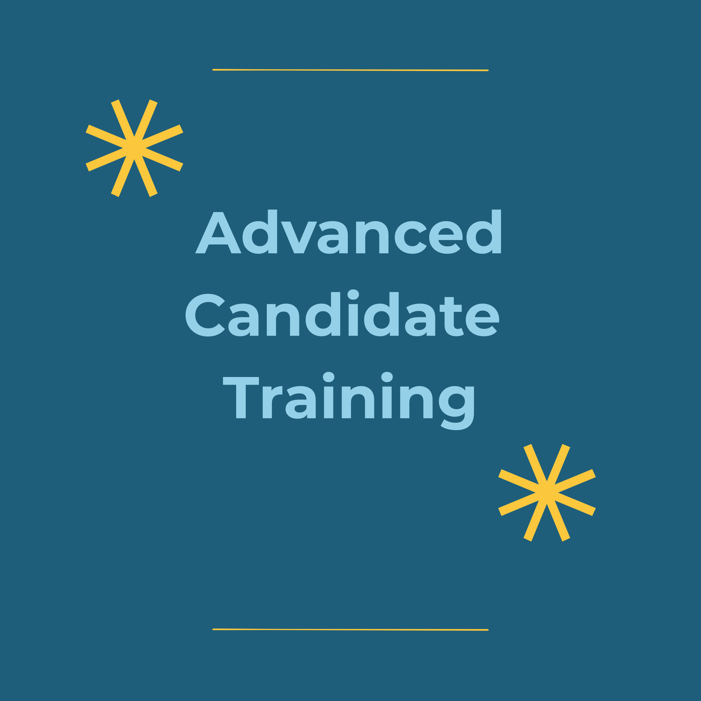 2026 Advanced Virtual Fall Candidate Training