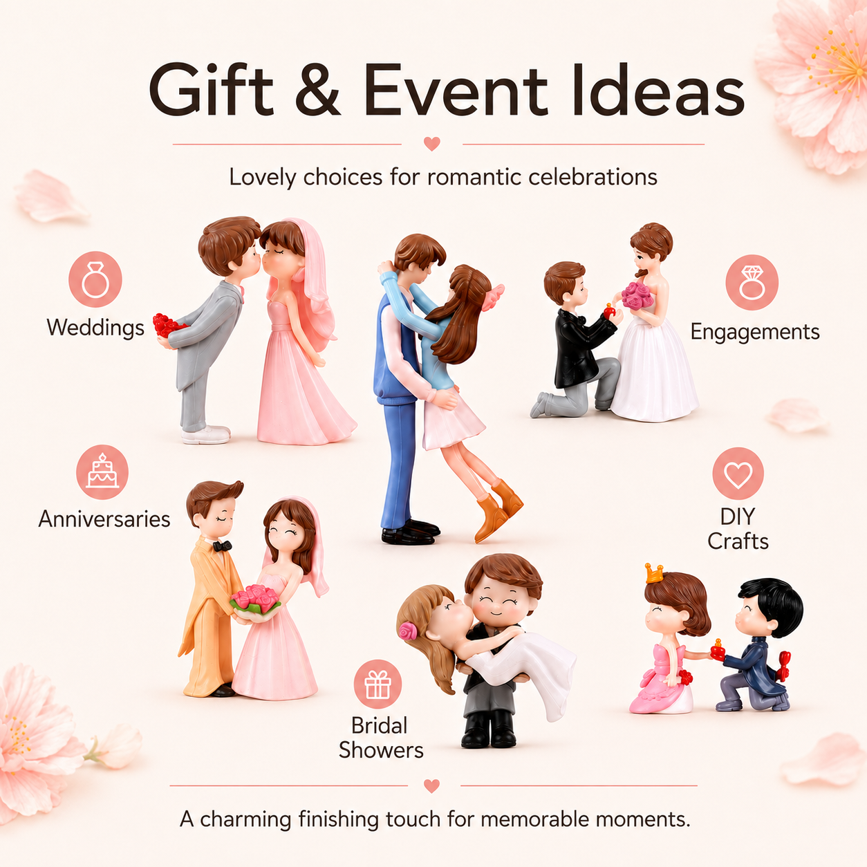 Mini Wedding Couple Figurine  Resin Bride & Groom Cake Topper  Wedding Keepsake Decoration.png