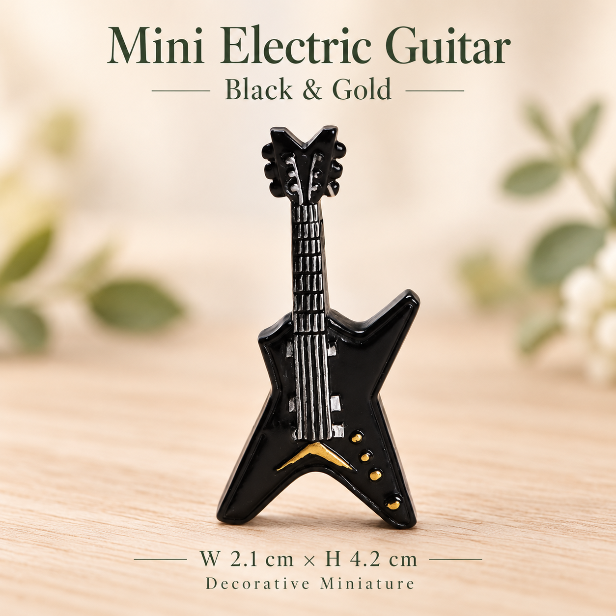 Glossy black mini electric guitar.png