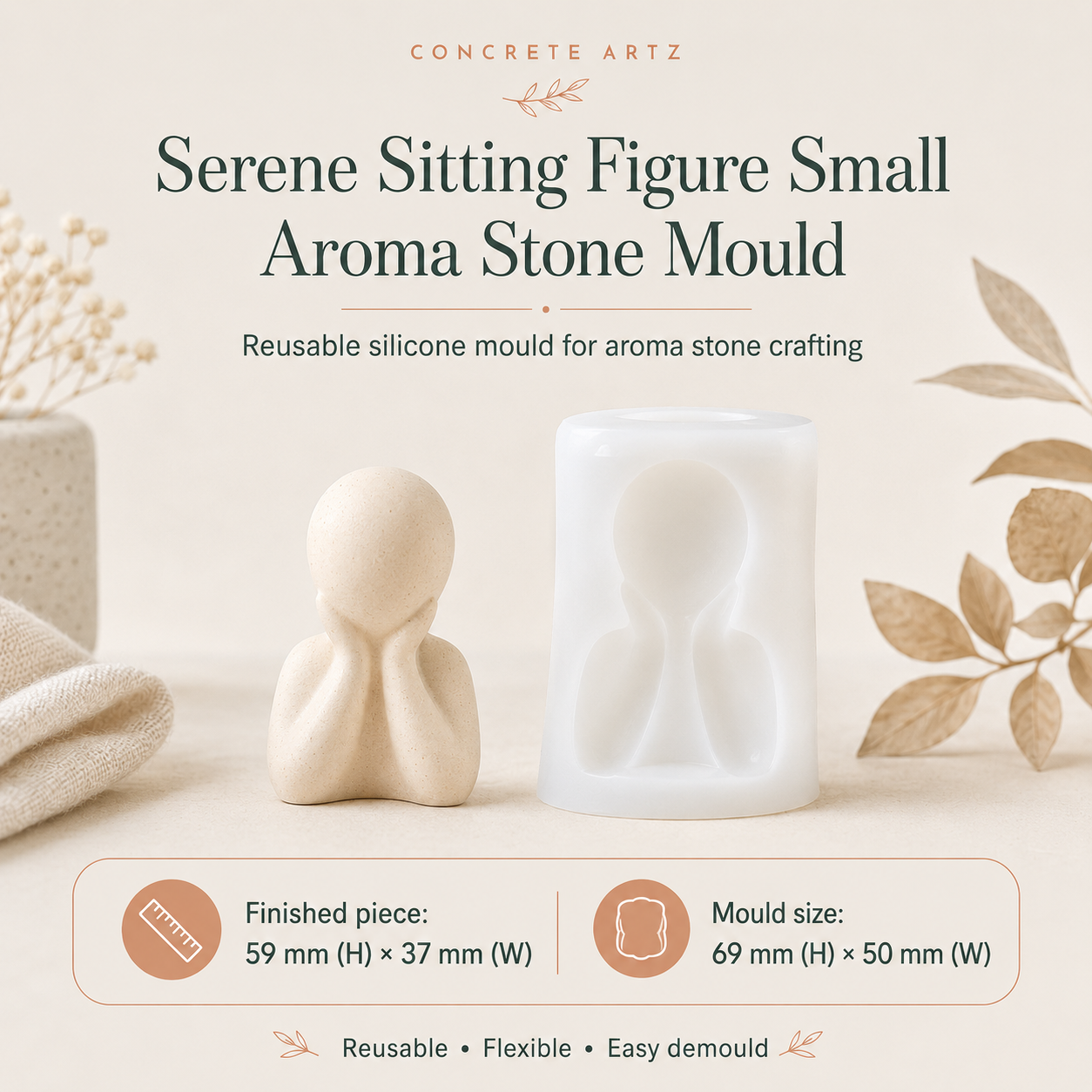 Family Figurine Set - 3pcs