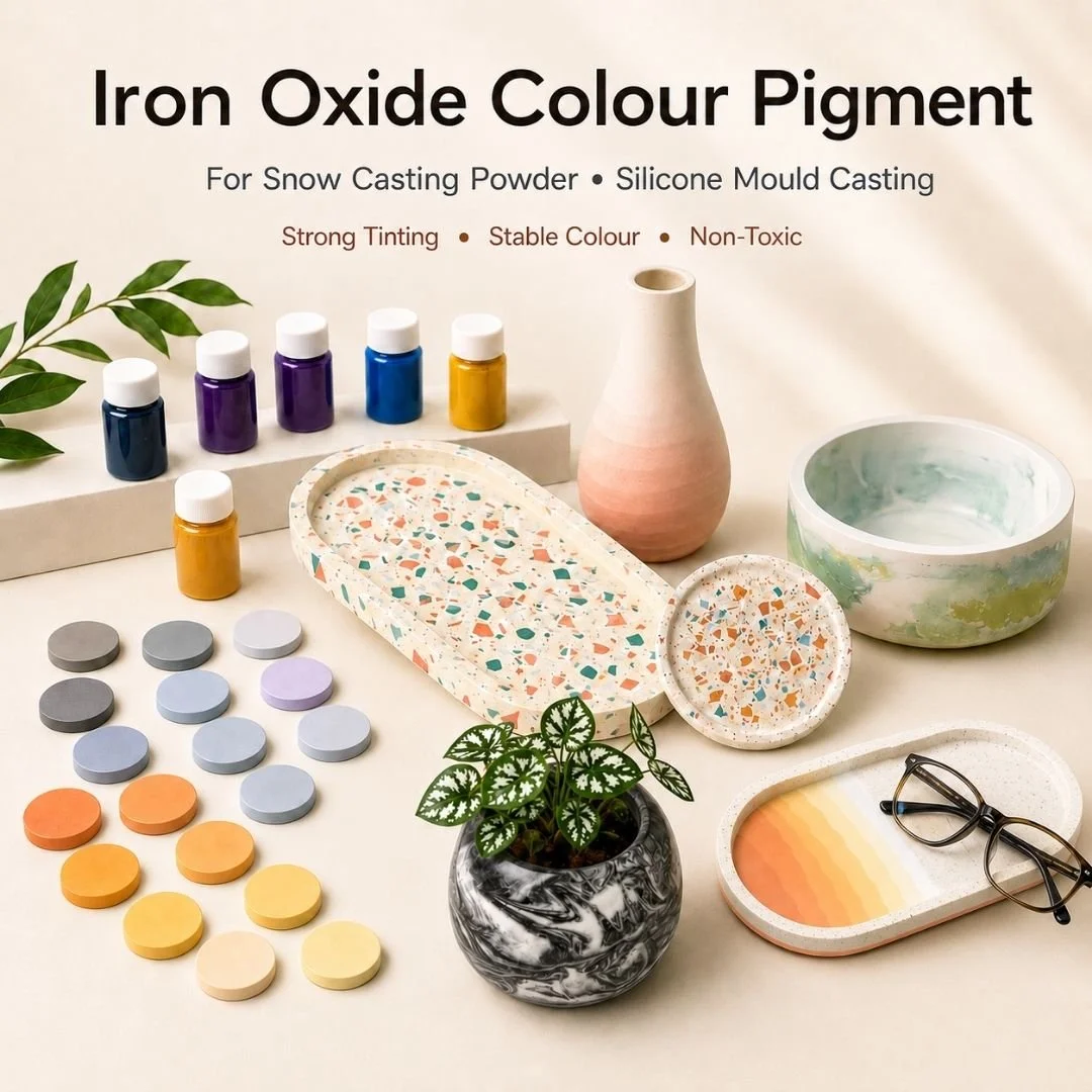 Colour Pigment for Snow Casting Powder & Cement based