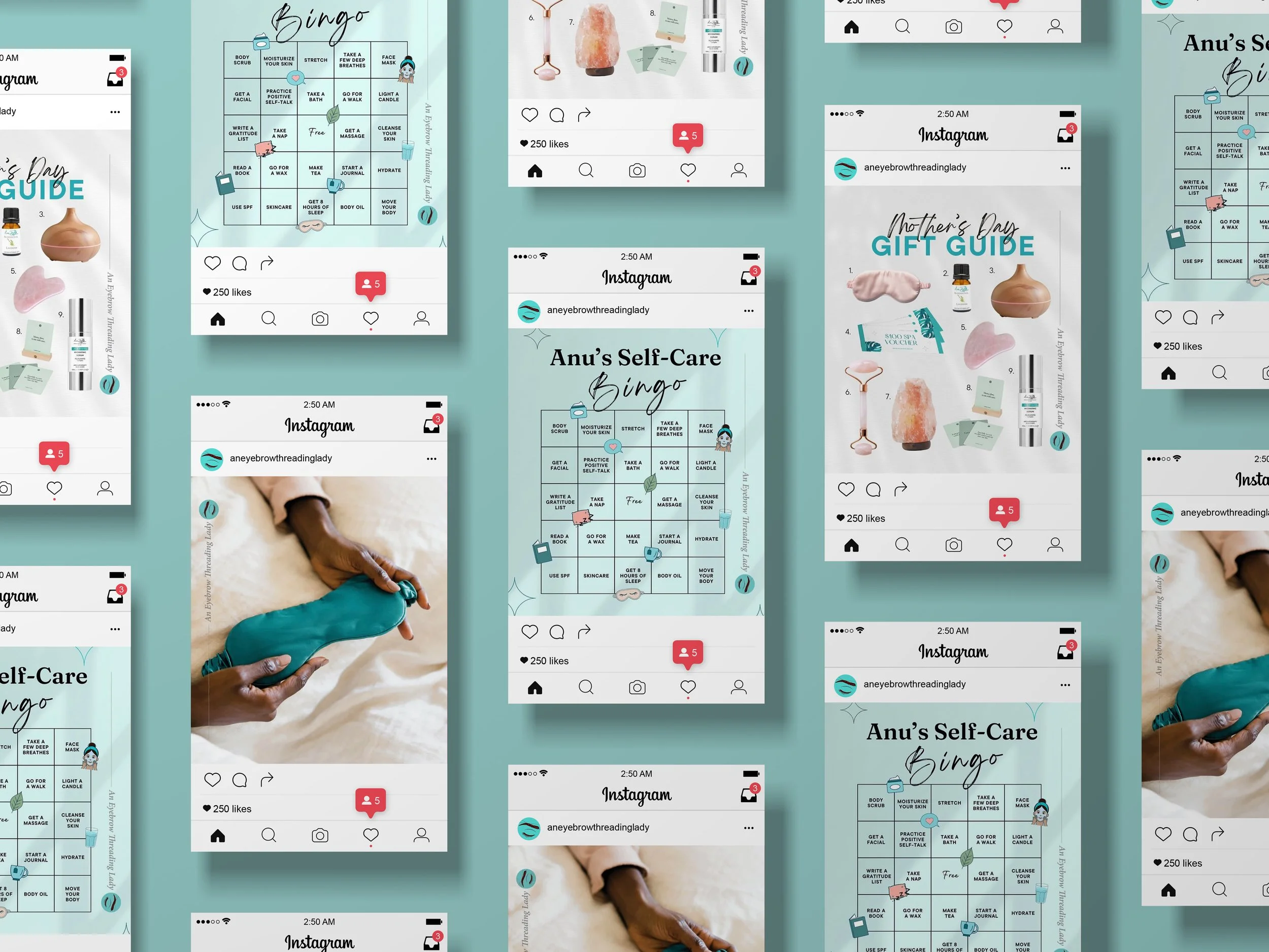 An Eyebrow Threading Lady